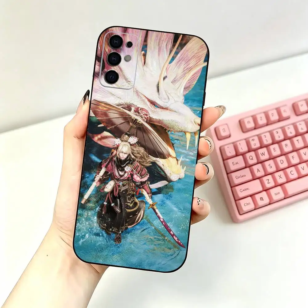 Крутой чехол для телефона M-Monster Hunter Wilds для Samsung S26,25,24,21,22,21,20,10,9,8,7,6,Ultra,Plus,Fe, Lite, черный. (art.: 3920dcccfc8ac) - 3920dcccfc8ac