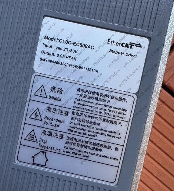 1 шт. EtherCAT драйвер шагового двигателя CL3C-EC808AC, вход 20-80В, выход 8.0-8.8А пиковая, аксессуары для инструментов (art.: 3920d92b952c4) - 3920d92b952c4