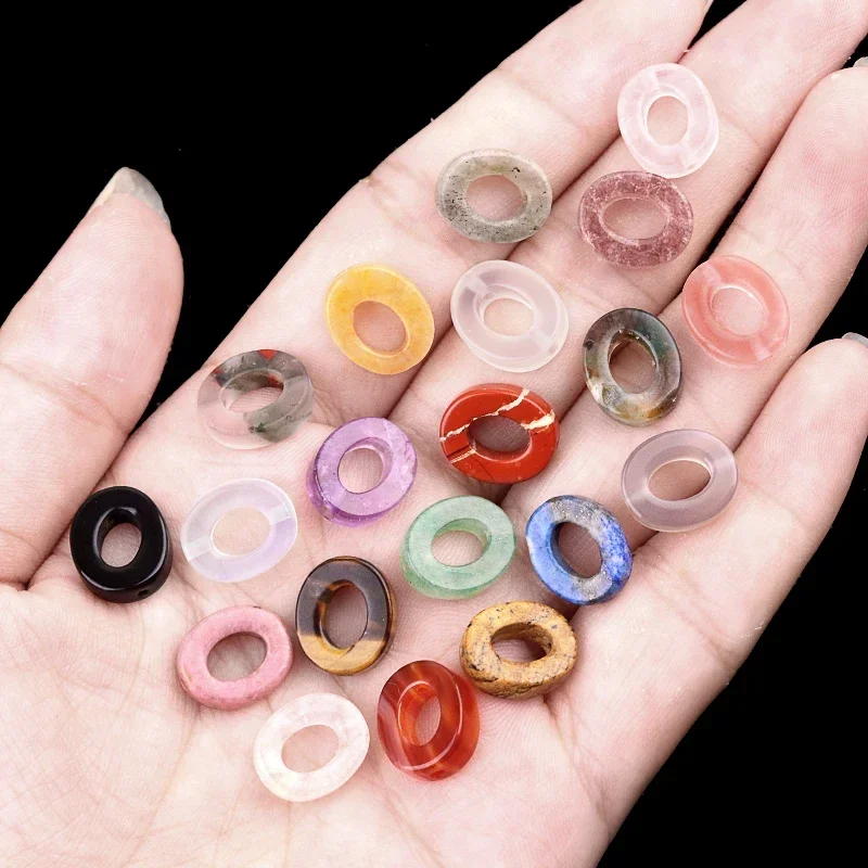 ZHEPIN 6 шт. оптовая продажа разноцветные 10 мм компактные и изысканные эллиптические