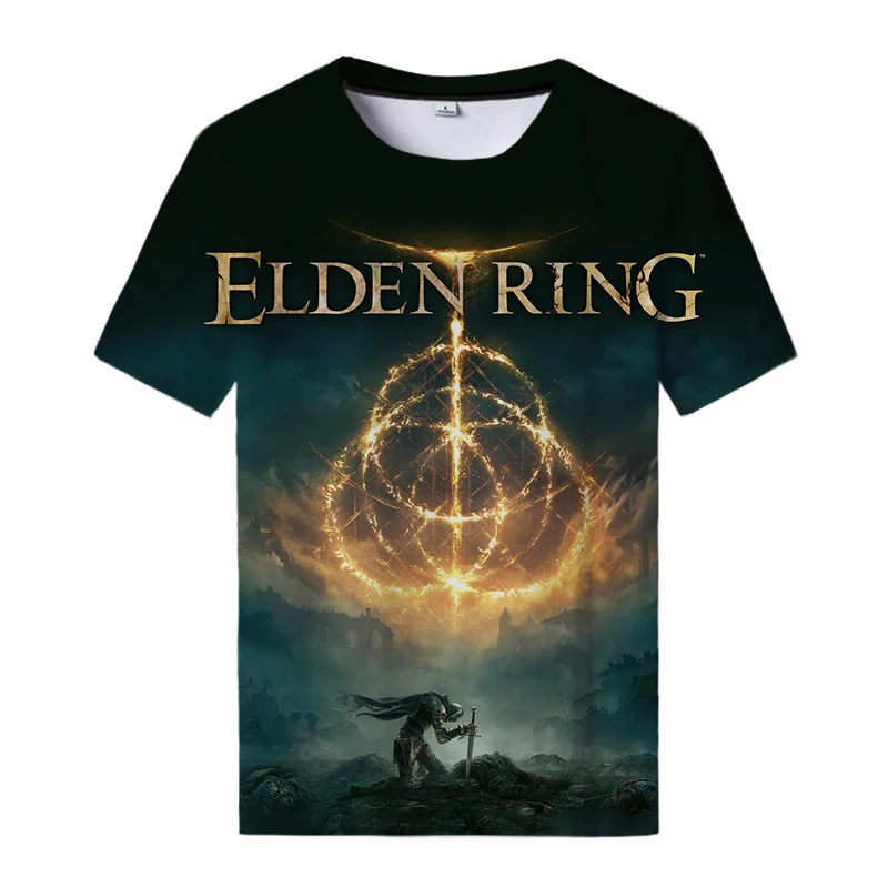 

Elden Ring T-shirt New Game 3D Print Sport T-shirt Summer Harajuku Streetwear Hip Hop Cool Tops