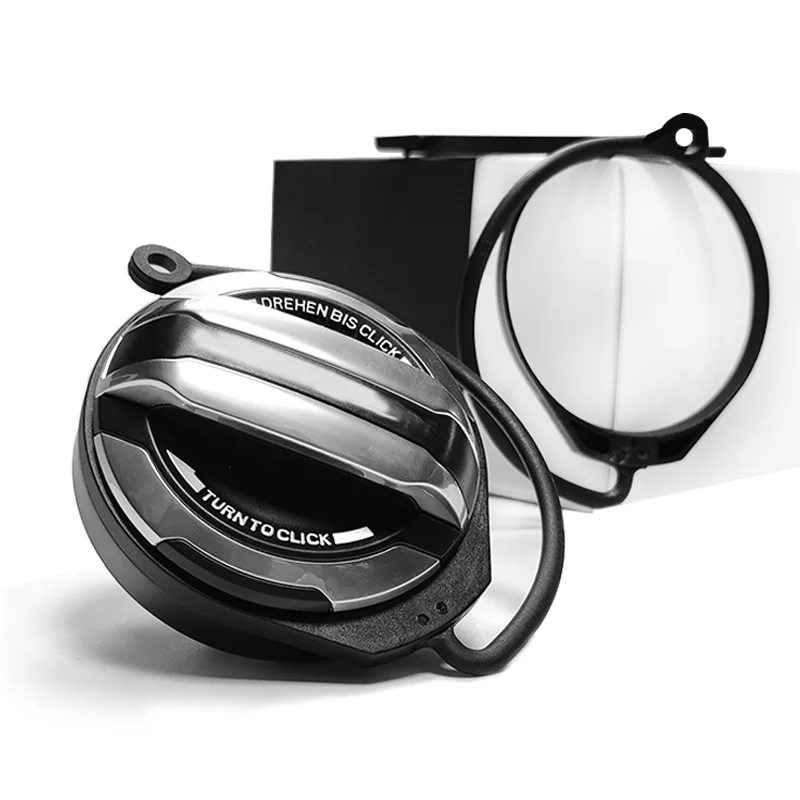 QDPATRICK 1 piece Aluminium Car Gas Cap OEM Genuine Aluminum-look For Porsche Cayenne Panamera 971 Macan 718