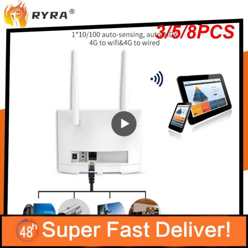 

3/5/8PCS 300mbps Wifi Repeater 4 Removable Antenna Sim Router Hotspot Internet Access Modem Wireless Wifi For Europe Africa Asia