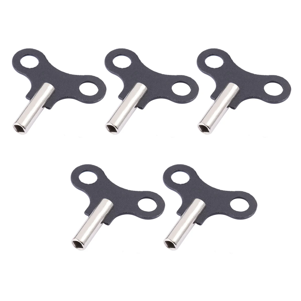 

5Pcs Wood Clock Key Metal Clock Key Wood Clock Tools Winding Swiss Repair Tool Black