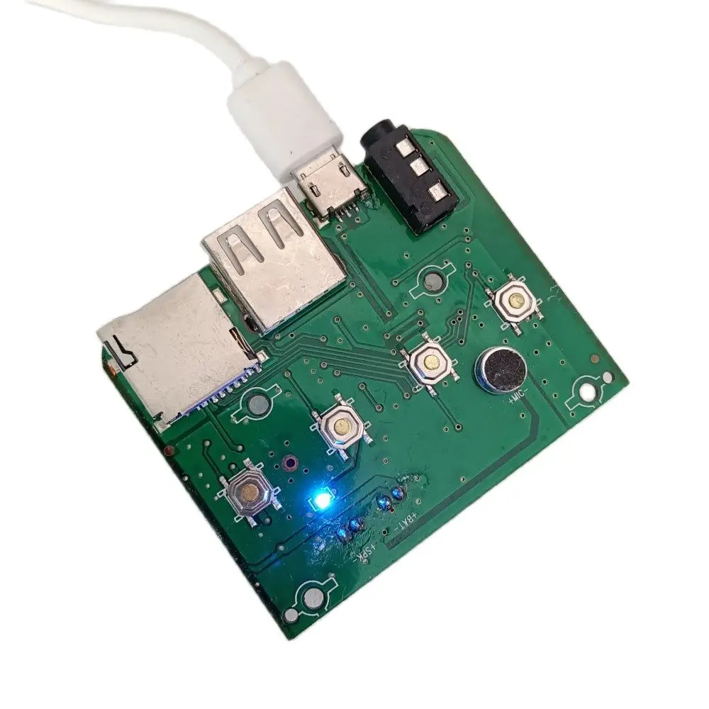 

DC5V 3.7V multi-function Bluetooth power amplifier board with TF card U disk playback 5W power amplifier circuit board