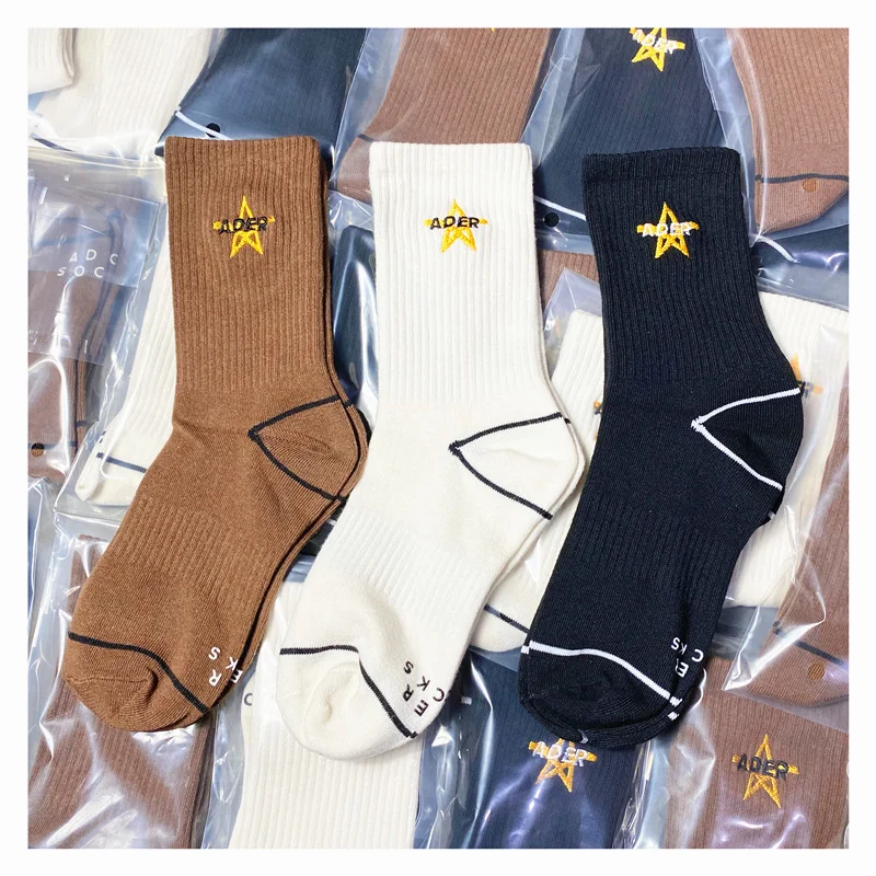 

New Letter ADER Socks Skate/Basketball/Skateboard Towel Bottom Terry Socks