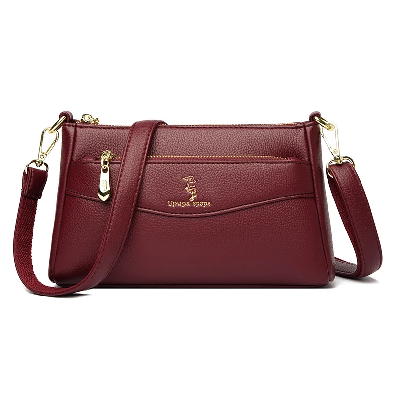 Fashion Flap Women Bag Designer Leather Crossbody Bags Soft Genuine Purse and Handbag Woman Brand Small Bolso Mujer 2022