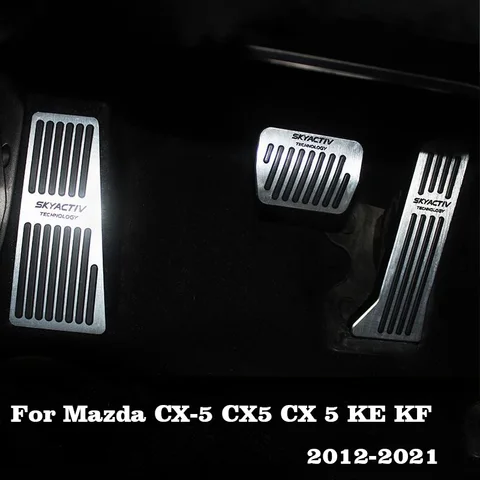 Для Mazda 2 3 6 BM GJ CX-5 CX5 KE KF CX-3 CX7 CX-8 CX-9 Axela ATenza Автомобильный акселератор, подставка для ног, педаль тормоза, сцепление, аксессуары