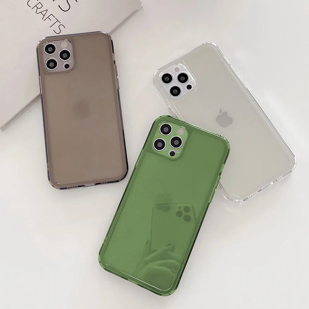 

Soft Transparent Case For iPhone 13 11 12 Pro Max XS X XR Max 7 8 Plus SE2020 2022 Camera Lens Protection Shockproof Clear Cover