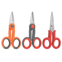 electrician stainless steel scissors cutters heavy duty stainless steel sharp blades and soft rubber grip electrician shears