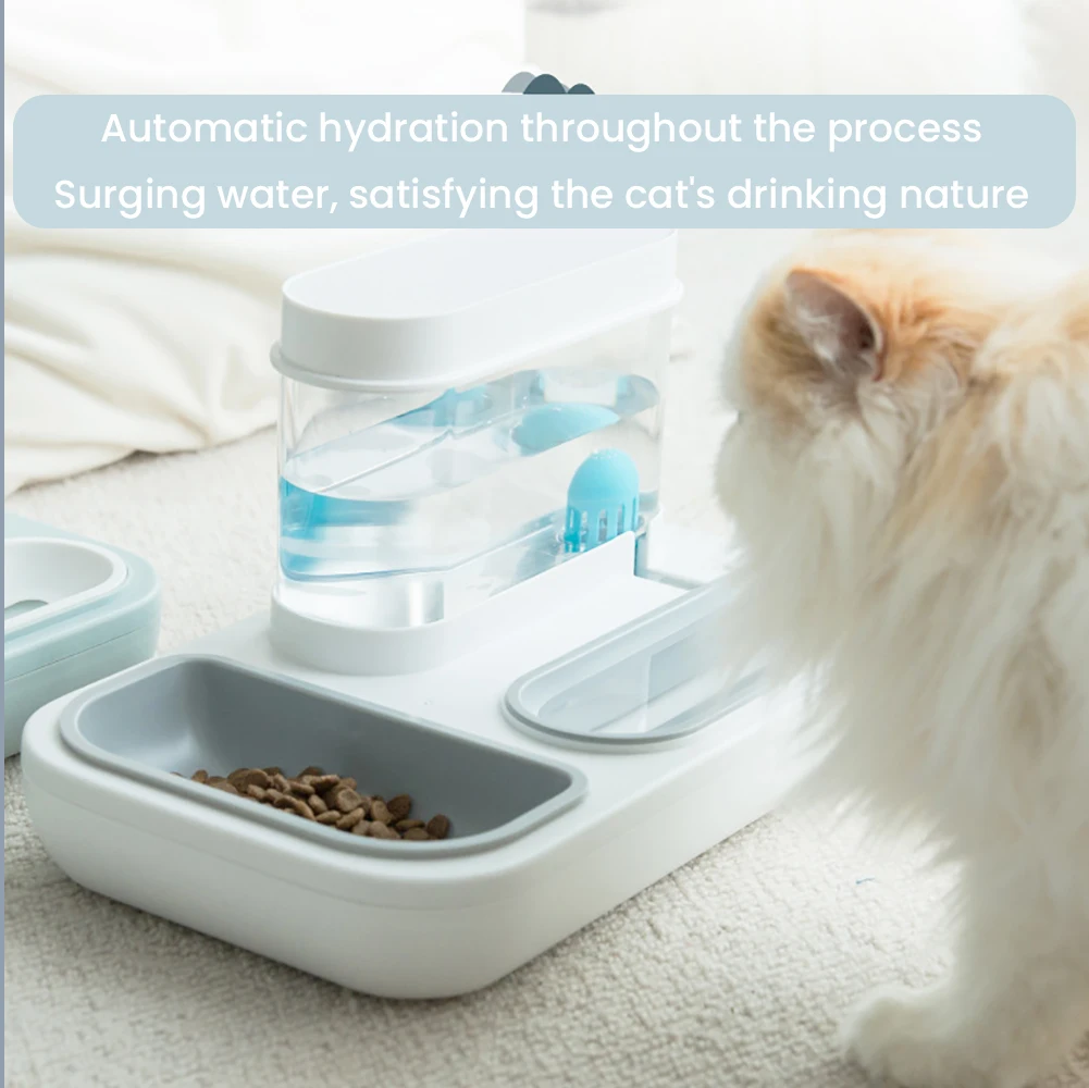 

1.5L Large Capacity Cat Drinker Automatic Refilling Drinking Fountain Kitten Feeder Dog Water Food Bowl Gatos Pet Accessories