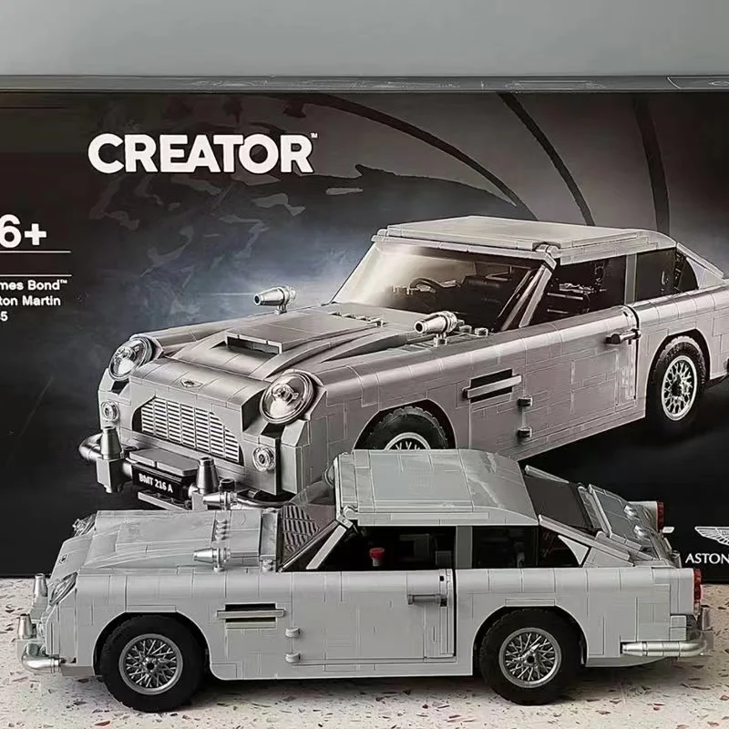 

Technical James Bond DB5 007 Classic 1439PCS Car Model Building Block fit 10262 Assemble Bricks Toys Gifts For for Adult Boy
