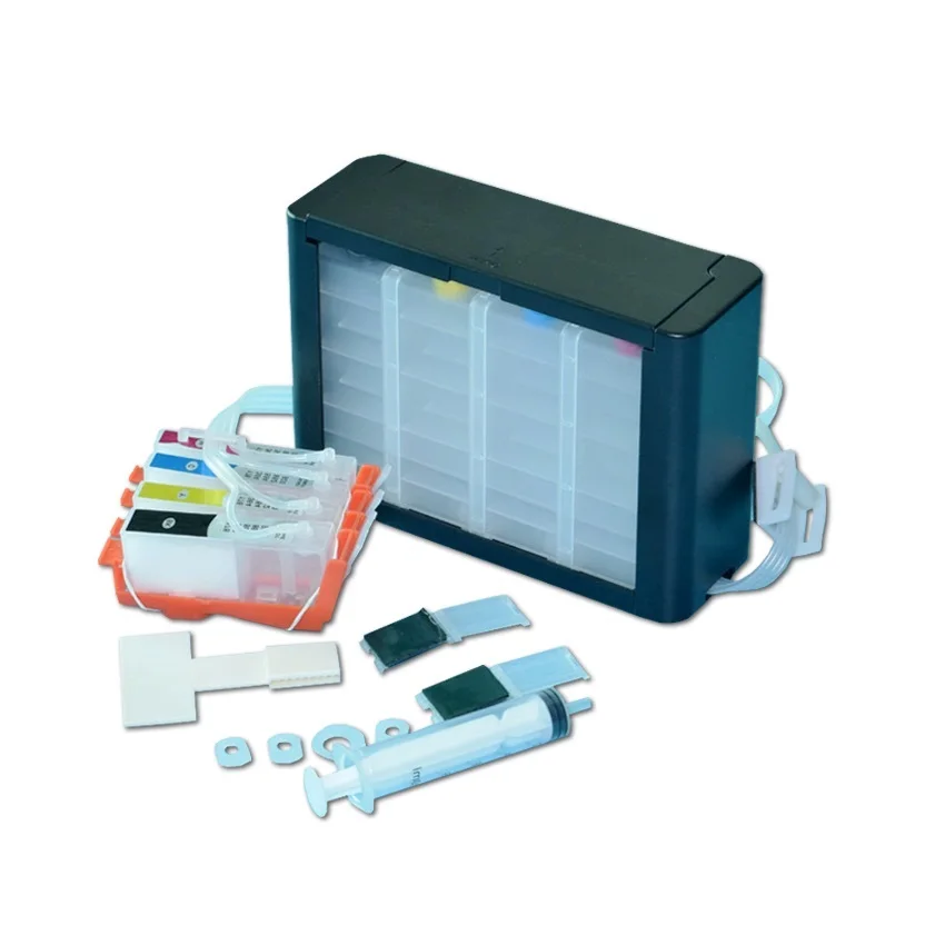 

Система непрерывной подачи чернил, СНПЧ для HP Deskjet 655 3525 5525 4625 4615 6520 6525 с чипом ARC для HP 655, 1 комплект