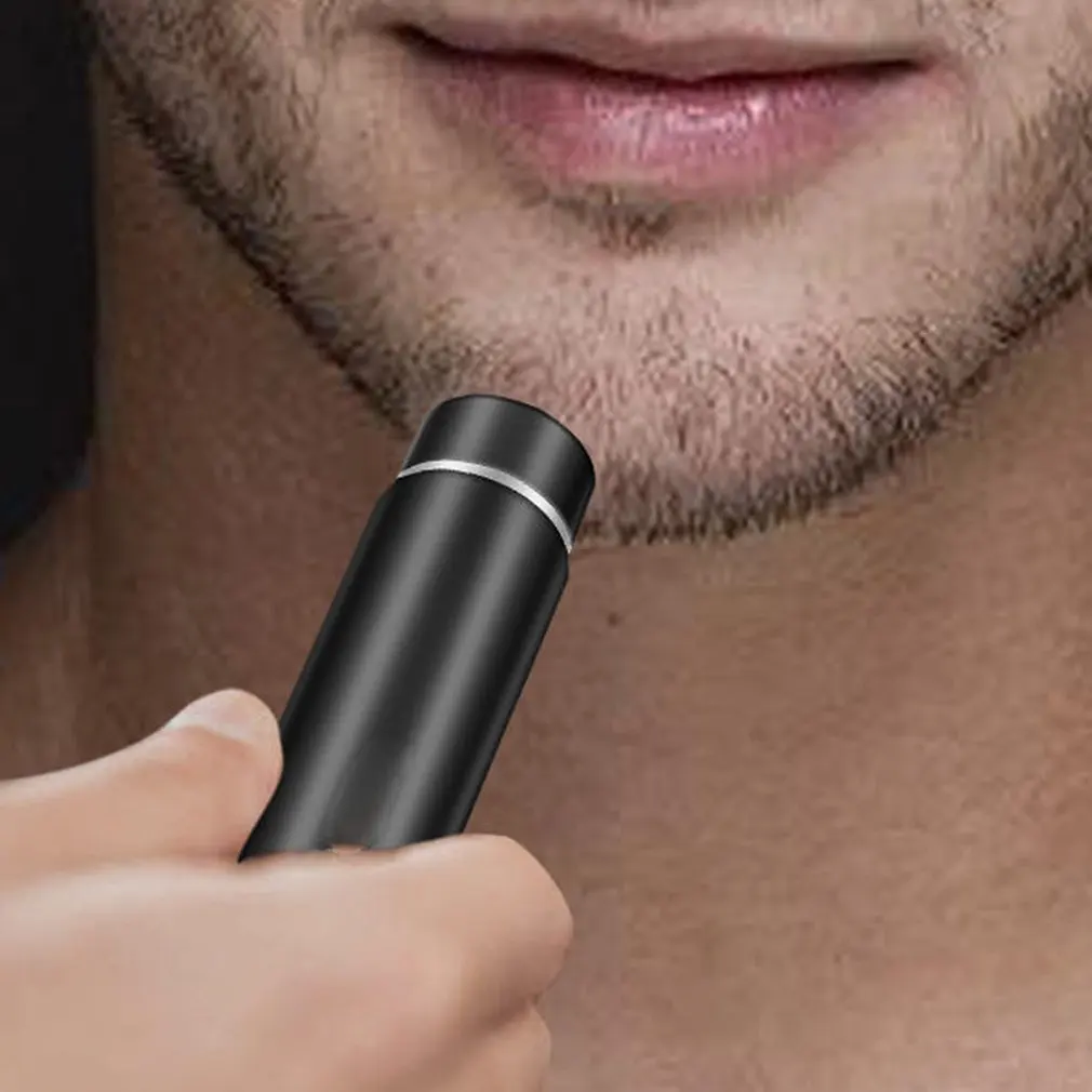 

Men Mini Electric Shaver Aluminum Alloy Body 6D Floating Cutter Head Beard Clipper Washable USB Charging Shaver