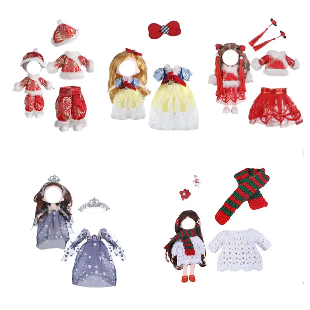 

17 см, Одежда для куклы, искусственная BJD 1/6, модная Кукла, платье принцессы, комплект одежды, аксессуары для кукол, игрушка в подарок