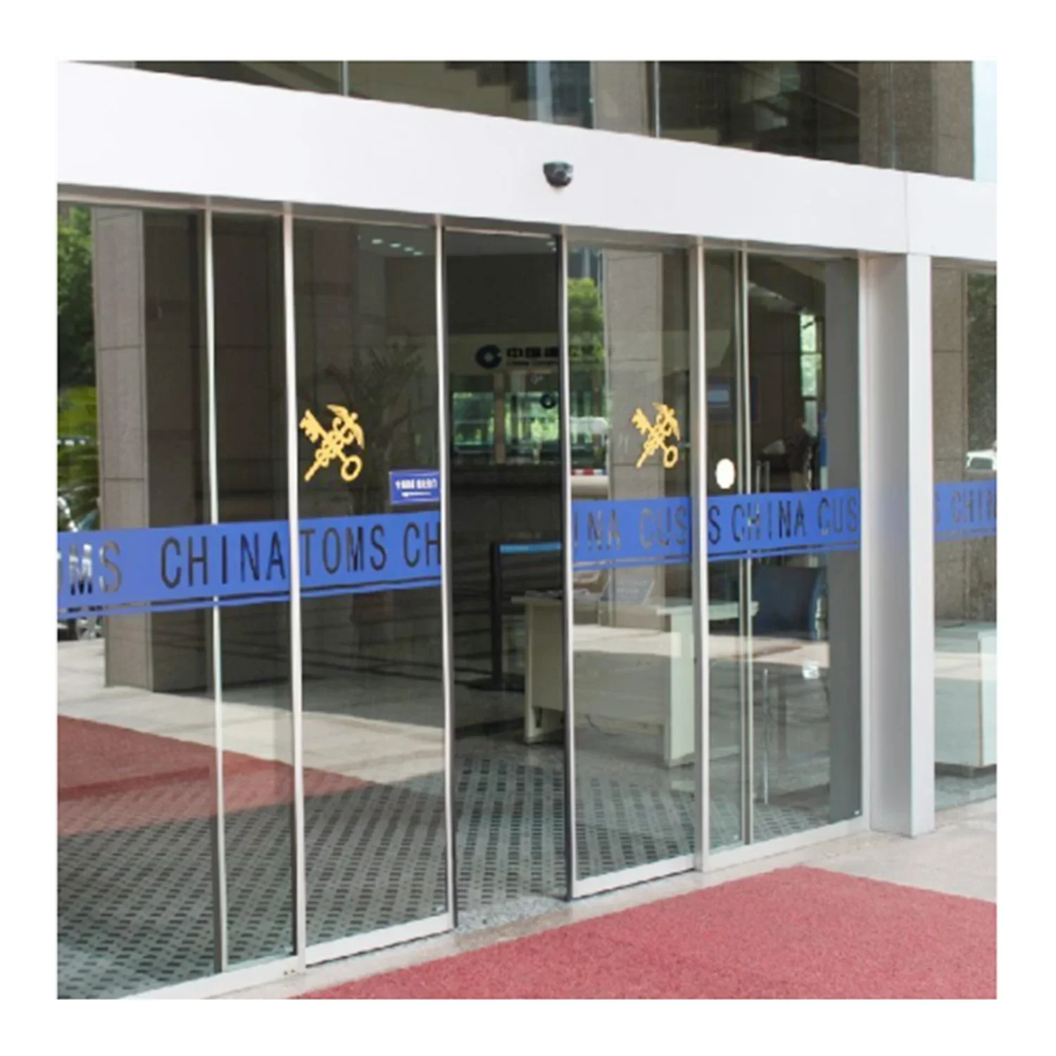 Тяжелая автоматическая раздвижная стеклянная дверь Deper 2x250 кг открывалка с