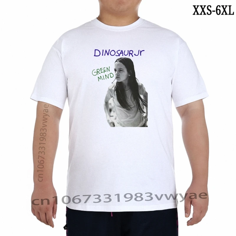 

Dinosaur Jr Green Mind Smoking Girl Rock Music Vintage Men T Shirt Top B622 Summer O Neck Tops Tee Shirt XXS-6XL