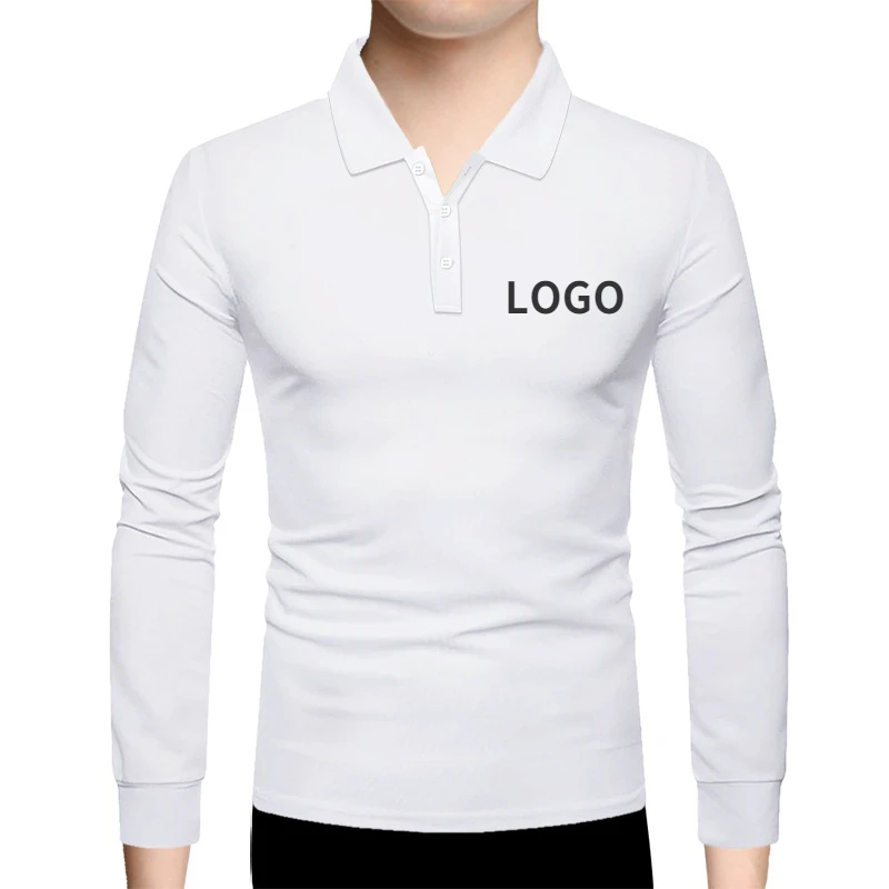 

ZITY Custom Men's Polo Shirt Spring Autumn New Casual Long Sleeve Print Lapel Polo Shirt T-shirt Men's Digital 3D Printing