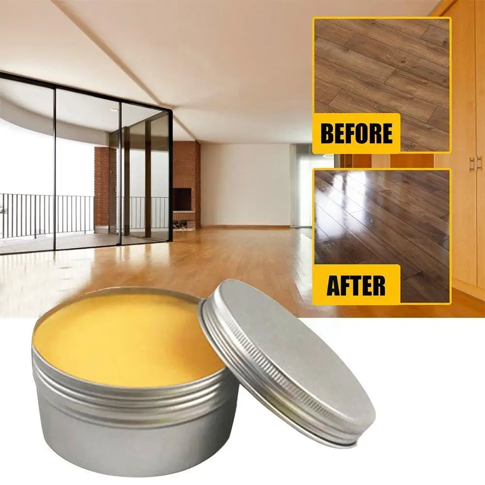 

20g Wood Care Wax Natural Pure Wax Paste Wood Polishing Polishing Floor Seasoning Polisher Beeswax Furniture N5Q1
