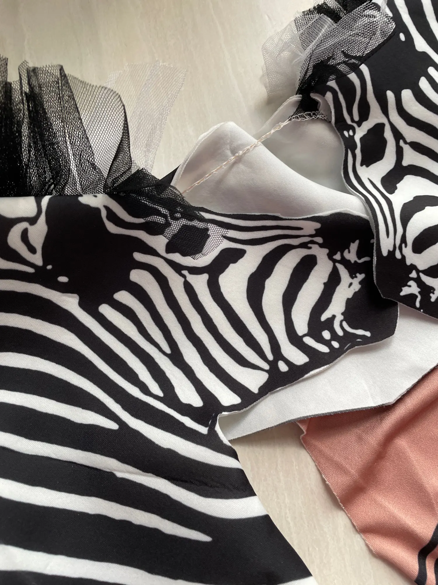 Женский комбинезон для танцев с принтом зебры костюм выступлений сексуальный