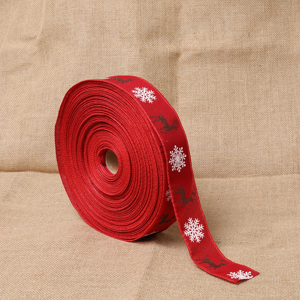 

Лента для рождественских украшений, лента для рождественских украшений, рождественские подарки, лента для упаковки снежинок, товары для ру...