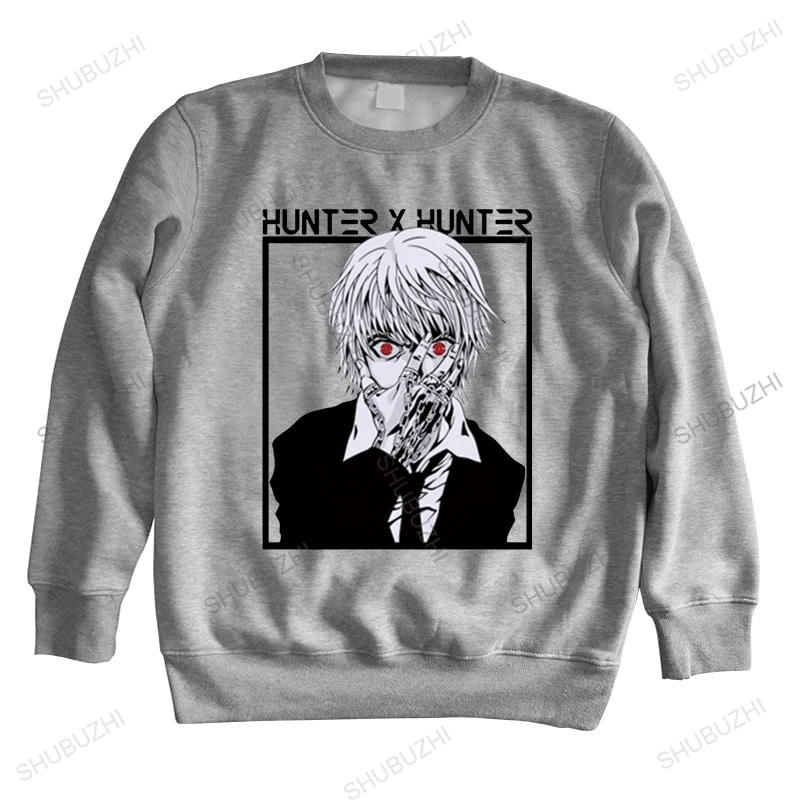 

Толстовка мужская с капюшоном Hunter X Hunter, классный свитшот в стиле Харадзюку, худи унисекс, уличная одежда с аниме принтом, топы Killua Zoldyck, осень
