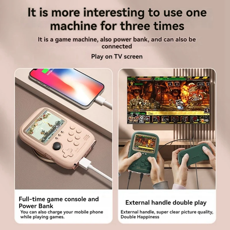 Портативная игровая консоль Dy-19 10000 игр двойной плеер 3 2-дюймовый экран