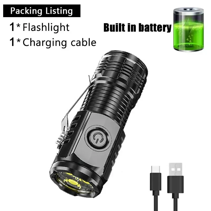 

Мини-фонарик 501 ABS красный