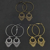 vintage earrings women earrings retro goldsilver bronze earrings tribal earrings western cowboy style jewelry earrings set