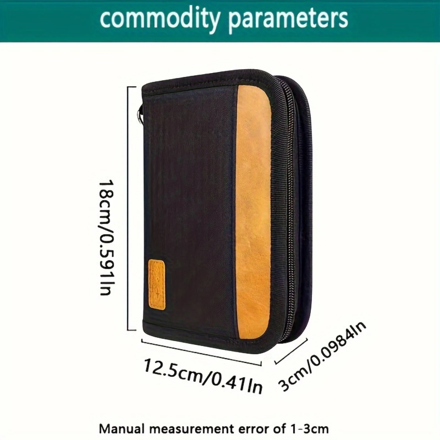 Компактный двойной складной дорожный кошелек для паспорта — надежная