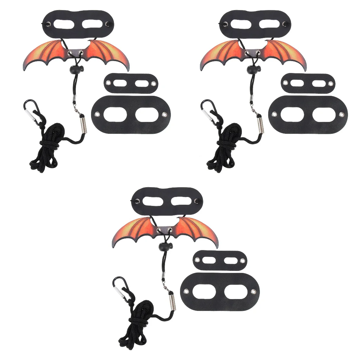 

3 Sets of Lizard Leash Bearded Leash Reptile Outdoor Leash Small Leash
