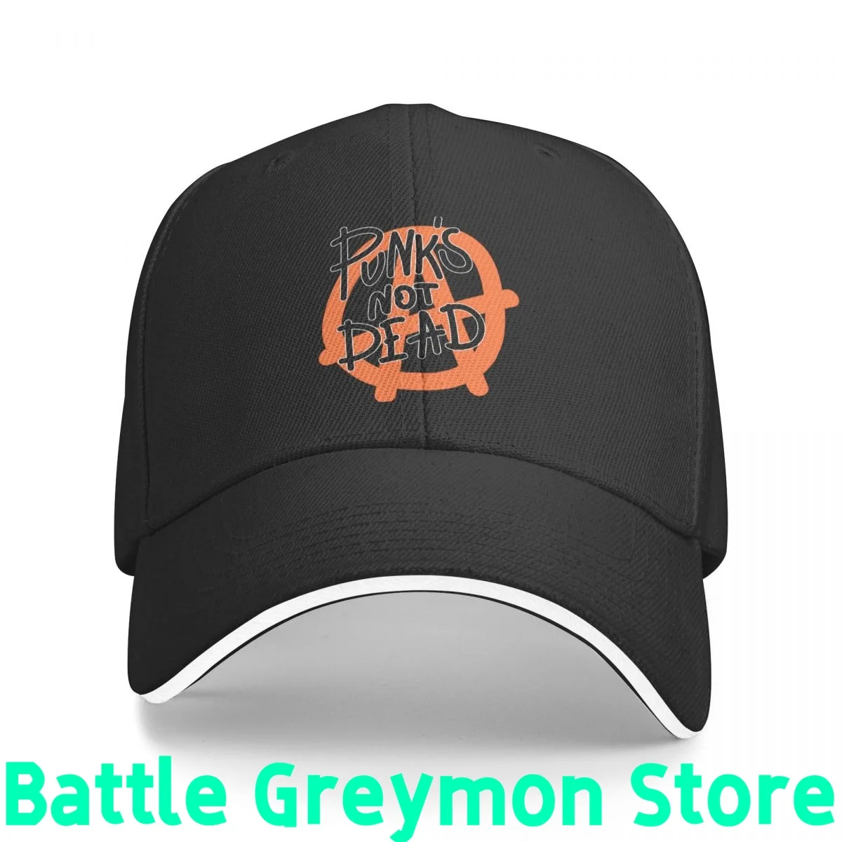 Кепка мужская из полиэстера модная бейсболка в стиле панк с надписью Not Dead