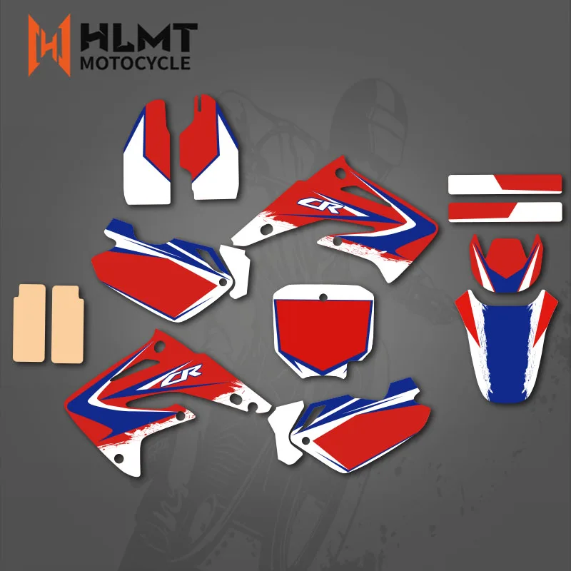 

Набор наклеек HLMT TEAM GRAPHICS & BACKGROUND DECAL для Honda CR85R CR85 2003 -2009 2010 2011 2012 CR 85 85R