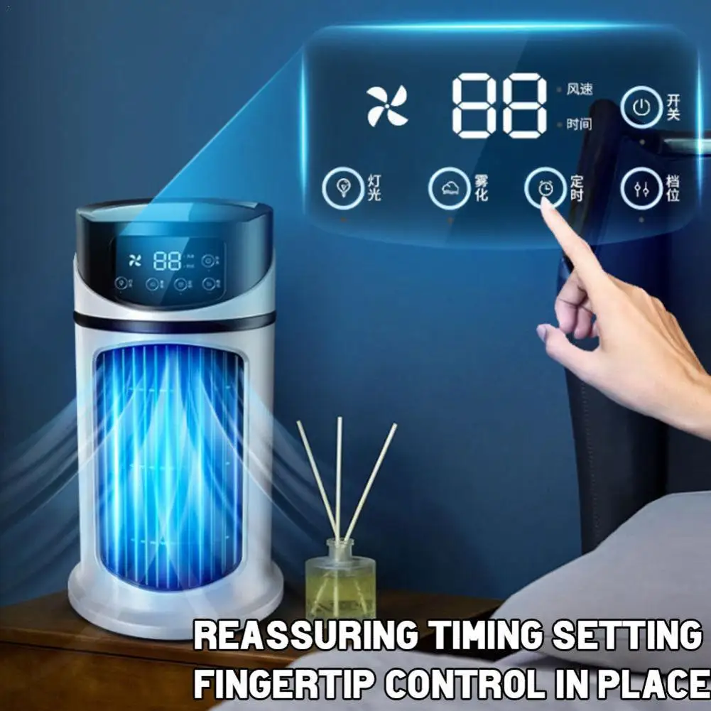 

Portable Mini Air Conditioner Air Cooler Fan Water Cooling Fan Air Conditioning Air Cooler For Office Mobile Air Conditioner