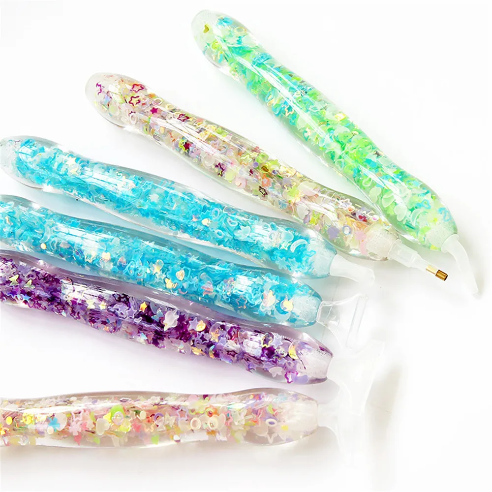 Светящаяся каучуковая 5D ручка для алмазной живописи светящаяся точка вышивки