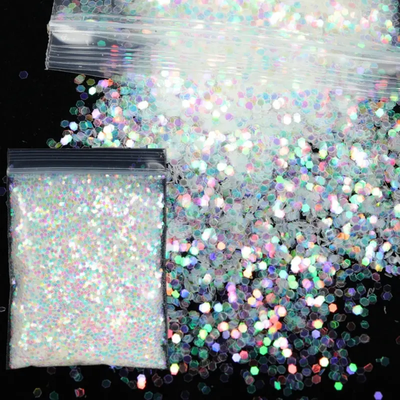 

10 г Блестящие Блестки AB Efect Русалка Дизайн ногтей хамаелеон крупный блеск крупная пудра украшение для ногтей для профессионалов 1 мм