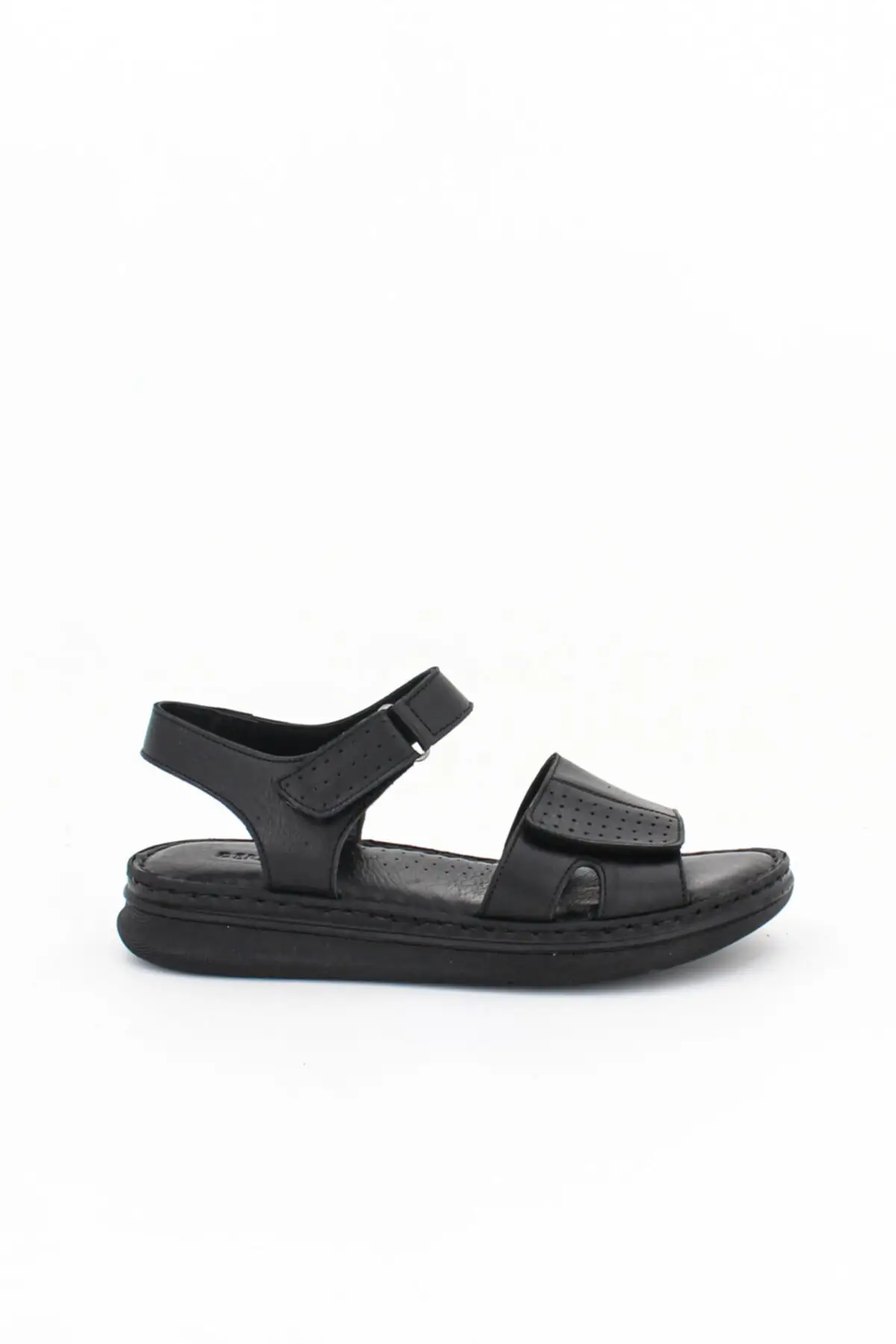 

Genuine leather black women leather sandals Dp59-0011