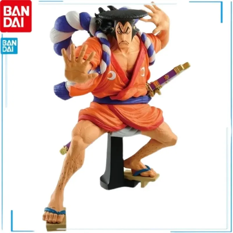 

Bandai Genuine Japanese Anime ONE PIECE Anime Figures Kozuki Oden King of Art Wano Country Purple Model Kids Toy Gifts