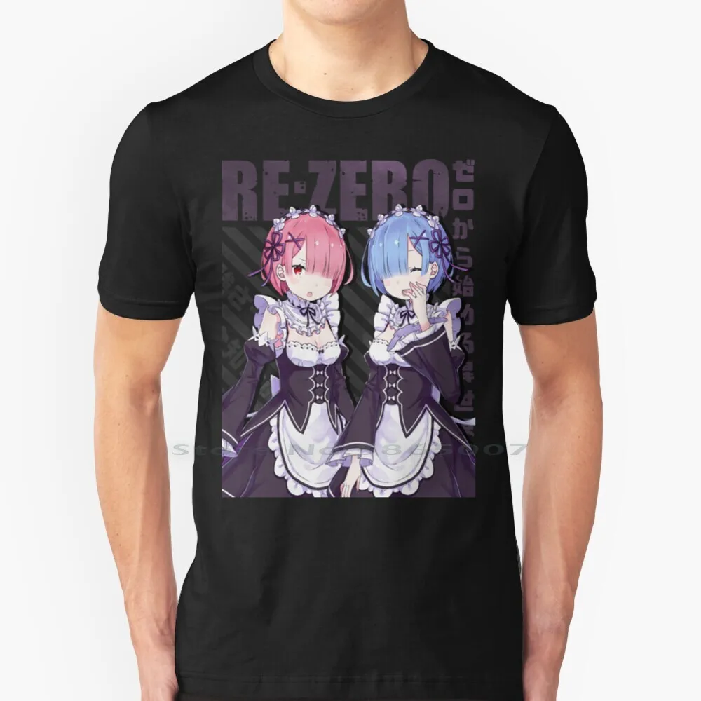 

Футболка с рисунком «Re: Zero-Art» (3), 100% хлопок, Аниме Манга, японская манга, Rezero, Re Zero, Кара хаджимру, Isekai Seikatsu, новая Начальная жизнь