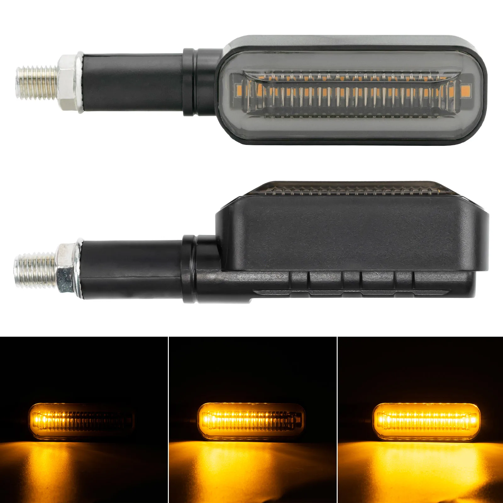 

2 шт. универсальный поворотный сигнал для мотоцикла, передние и задние фары для Harley, Honda, Suzuki, Yamaha, Kawasaki, мотоциклетный Круизер, поплавок, измел...