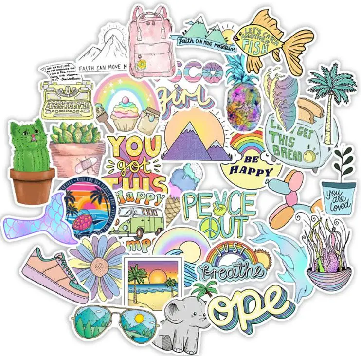 

10/30/50 шт., декоративные наклейки на окна