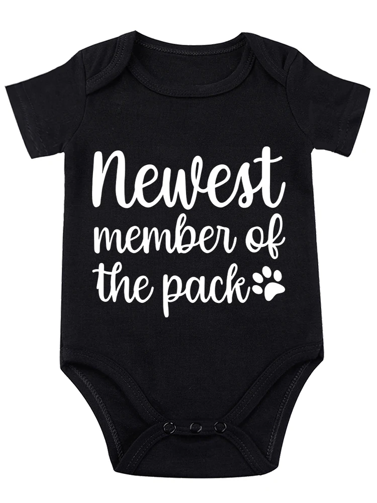 Новейший член пакета забавный детский комбинезон милый боди