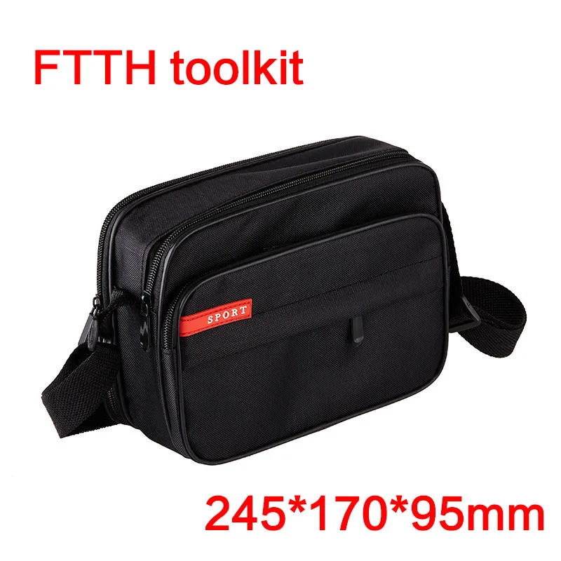 FTTH Fiber Optic Tool Kit  Fiber Optic Communication Construction Package Cloth Package Fiber Optic Connector Tool Bag Backpack