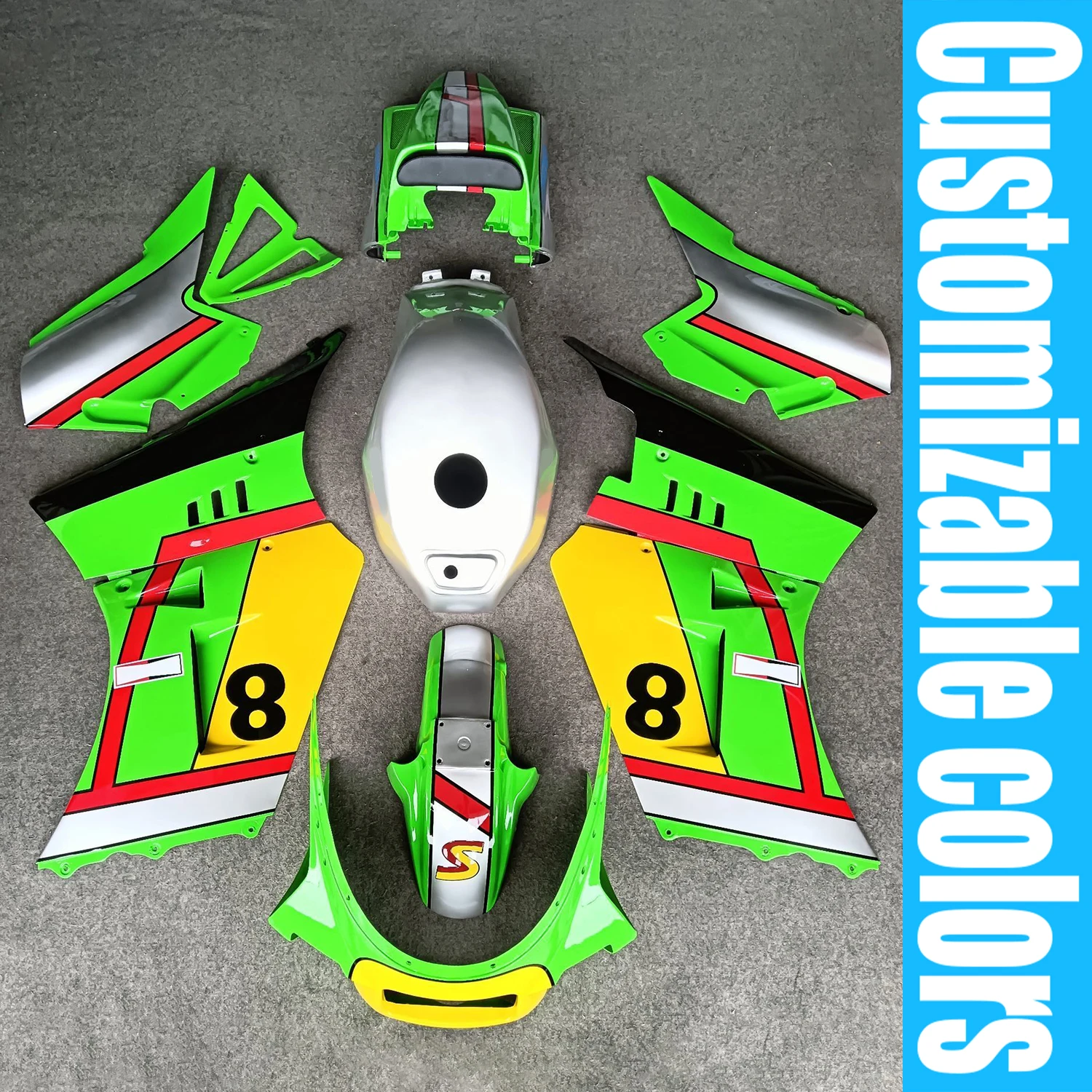 

Fit For SUZUKI Gamma RG400 RG500 1984 - 1987 1985 1986 Motorcycle Accessories ABS Fairing Bodywork Set RG 400/500 84 85 86 87