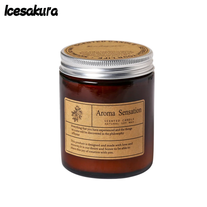 

Handmade Soy Wax Scented Candle Essential Oil Smokeless Romantic Scented Candle Creative Companion Gift Set