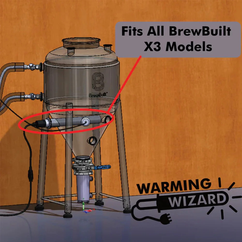 Kegland 2-дюймовый патрон нагревательный стержень 125500 Вт Warming Wizard Wand аксессуар для пивоварения (art.: 3920ca1f581dc) - 3920ca1f581dc