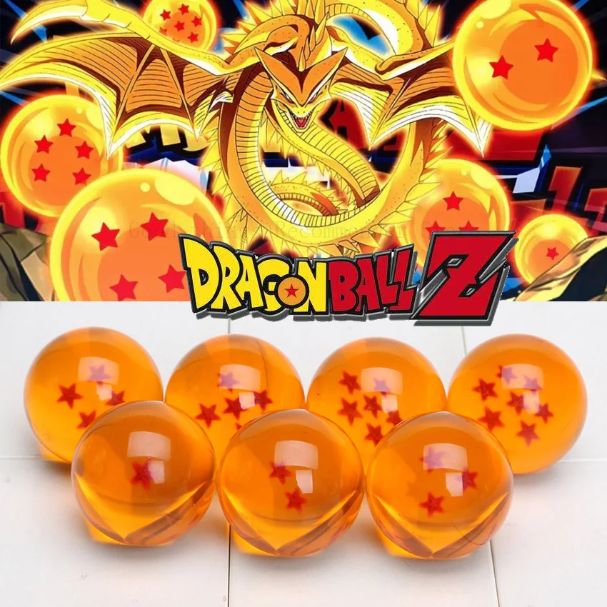 

4.2CM Anime Dragon Ball Crystal Ball Z Star 1-7 Resin Dragonbead Cosplay Props Desktop Collection Decoration Children Toys Gifts