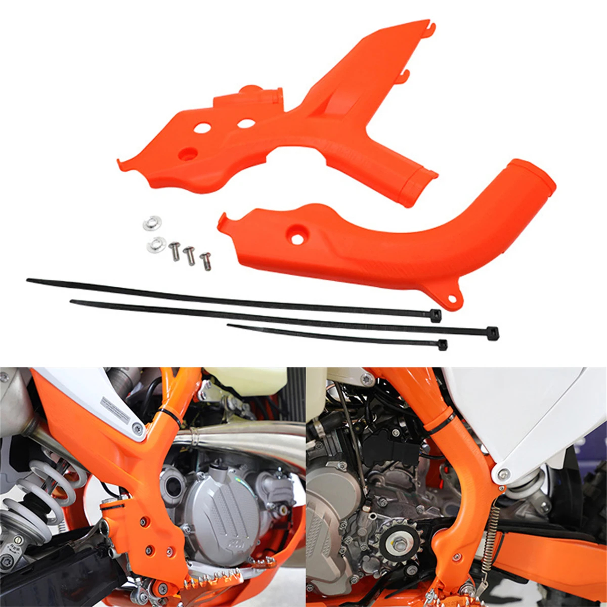 Для KTM 125 200 250 300 350 400 450 EXC EXCF SX SXF XC XCF XCW XCFW защита рамы мотоцикла защитные чехлы 2020-2021