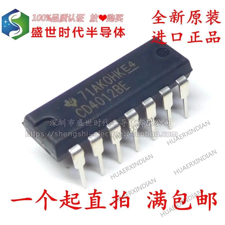 

10 шт. новый оригинальный CD4012BE DIP-14 4