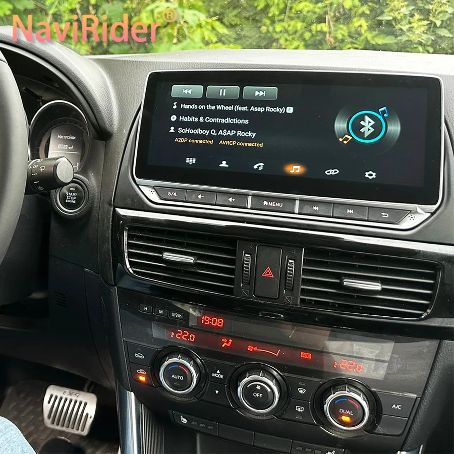 10 25-дюймовый QLED-экран Android 14 для Mazda CX5 CX-5 CX 5 2014 2015 автомобильный мультимедийный