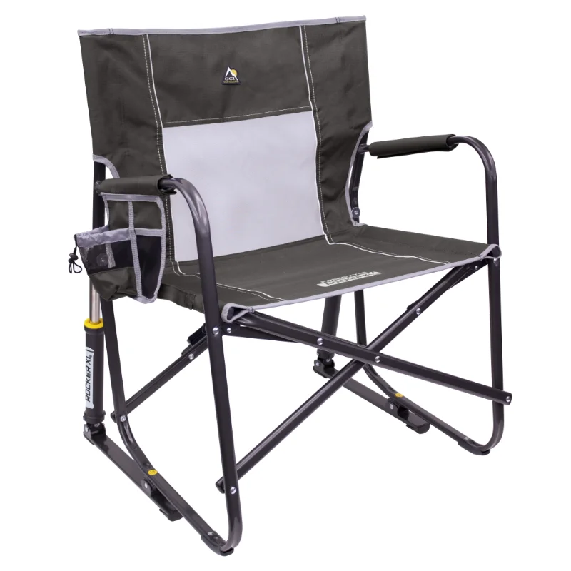 

GCI Outdoor Freestyle Rocker XL, Pewter Gray, Adult Chair